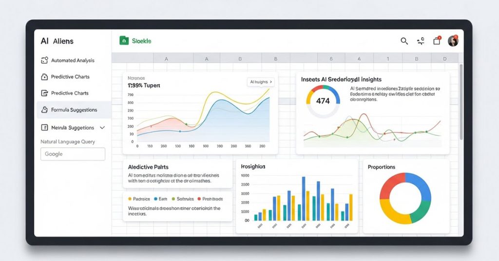 Top Third-Party AI Tools For Google Sheets to Supercharge It - AI data analysis in Google Sheets https://langvault.com