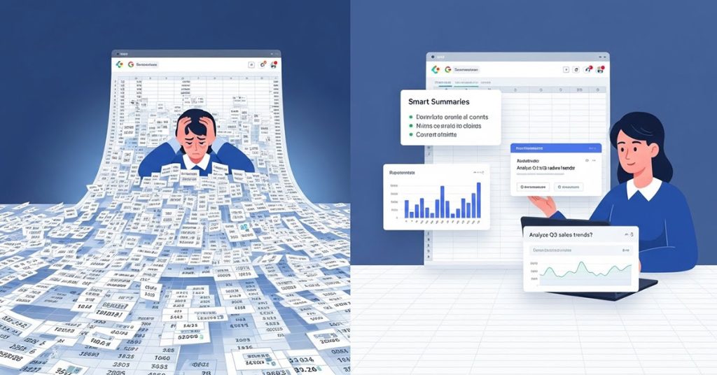 automate Google Sheets with AI https://langvault.com