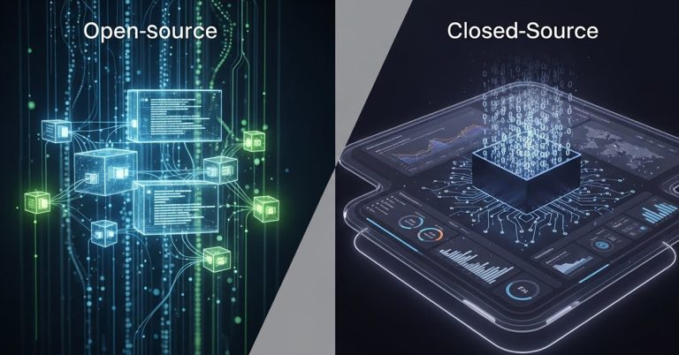 open source vs closed source ai https://langvault.com